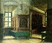 johan krouthen interior fran gripsholms slott Spain oil painting artist